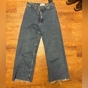 Zara Marine Straight Jeans in Blue - size 8/30